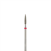 Fresa/Broca de diamante, forma de llama roja 1.8 L 10mm